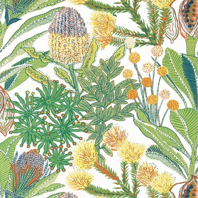 Thibaut Protea Wallpaper in Brights